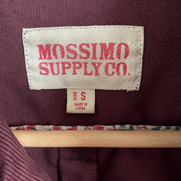 Plum colored Corduroy Jacket from Mossimo - Size S - Picture 3 of 6